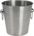 Ausgezeichneter Champagnerkühler, Eiskübel, 3 l, silberfarbener Edelstahl, D20 cm