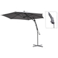 Progarden Schaukel-Sonnenschirm 300 cm Grau