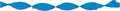 Crepeguirlande 24 meter licht blauw