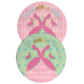 Haza witbaard disney princess borden 23cm 8 stuks