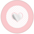 Haza witbaard borden babygirl 8 stuks