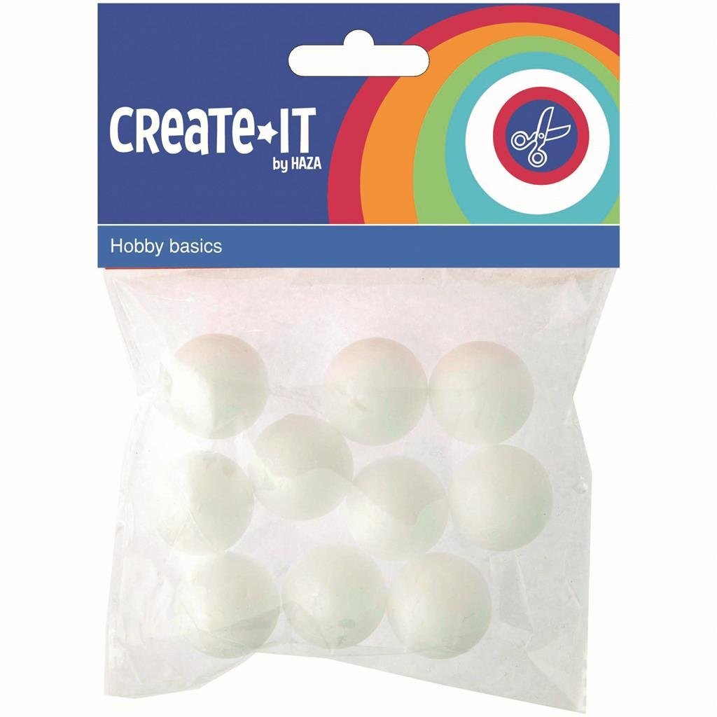 Create It Polystyrolkugeln 2,5 cm 10 Stück