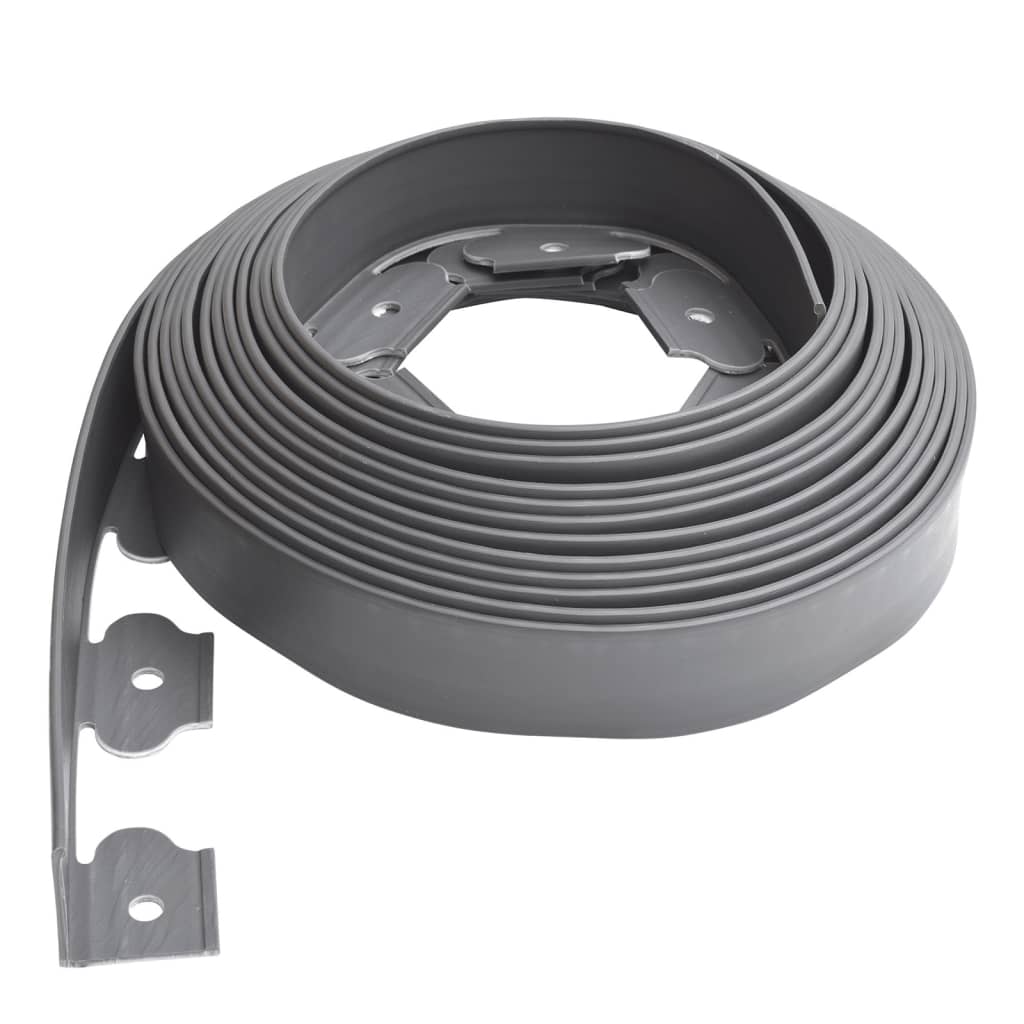 Naturbeeteinfassung 5 cm x 10 m grau