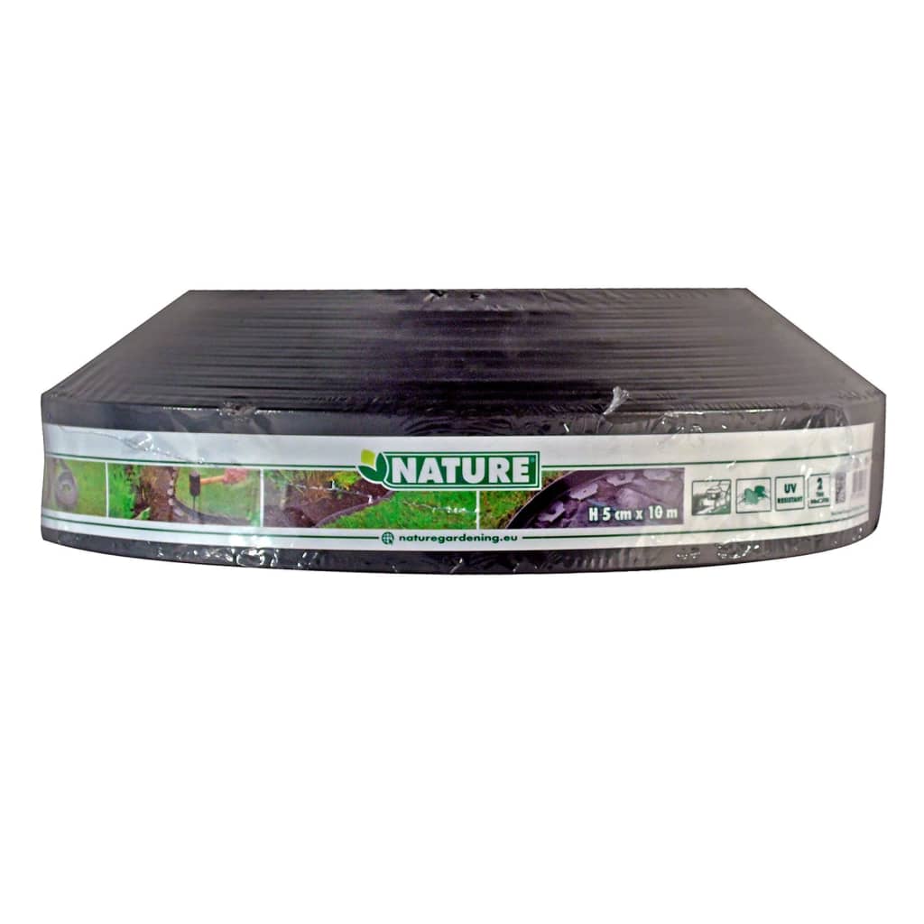Naturbeeteinfassung 5 cm x 10 m grau