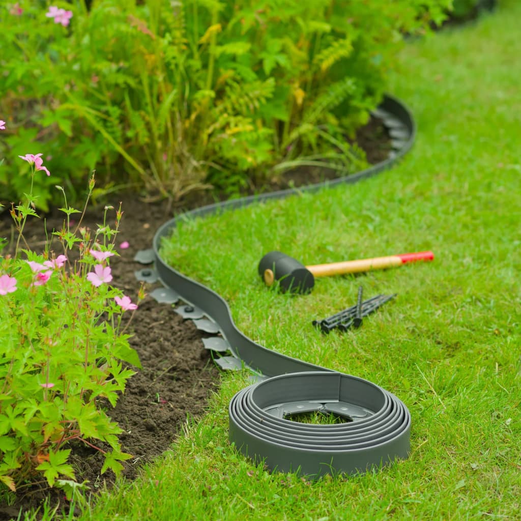 Natur-Erdanker, 10 Stück, 20 cm, schwarz
