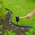 Natur-Erdanker, 10 Stück, 20 cm, schwarz