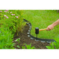 Naturbeet-Set h5 cm x 10 m mit Erdnägeln grau