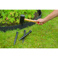 Dekoratives Naturbordüren-Set 13 cm x 12 m mit schwarzem Stift