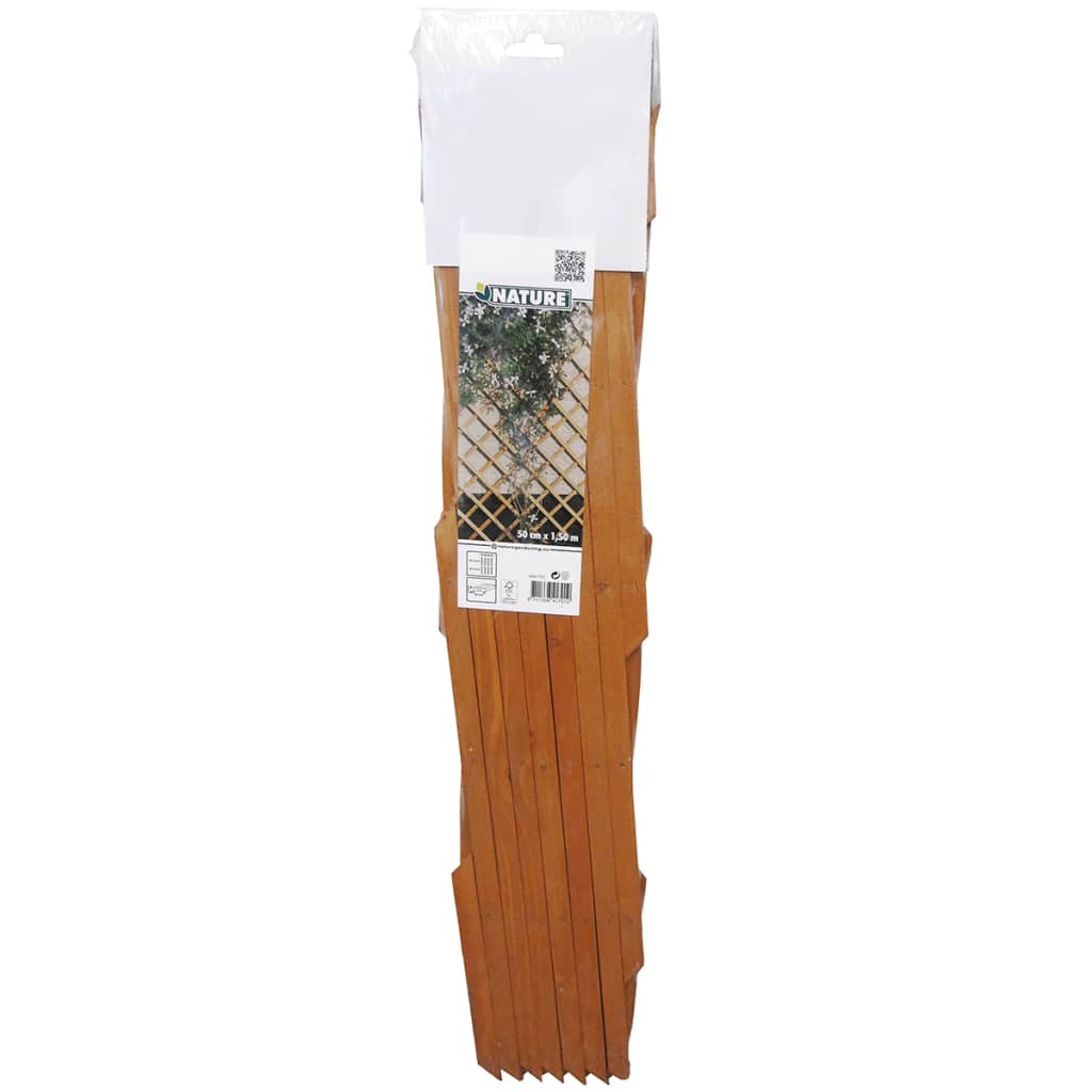Natur-Gartenspalier 50x150 cm Naturholz