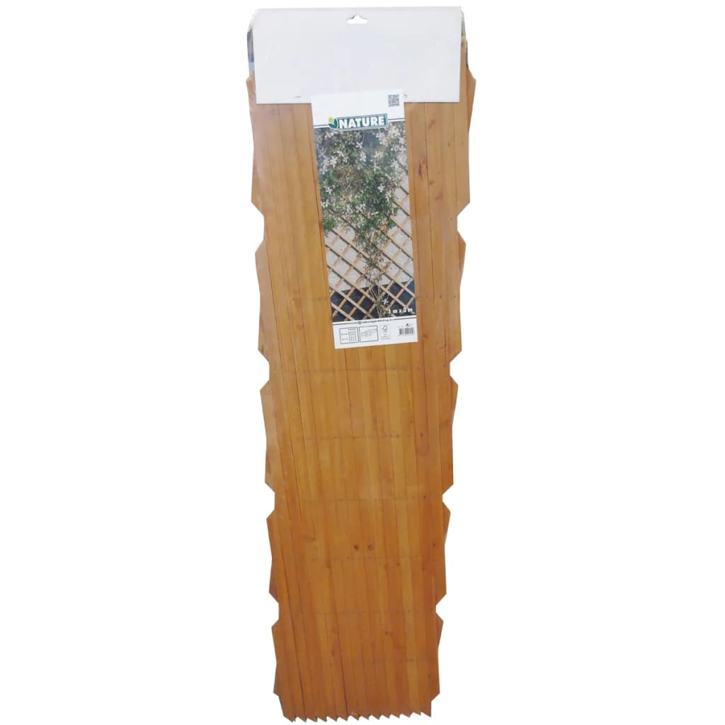 Natur-Gartenspalier 100x300 cm Holz braun