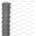 Natürliches sechseckiges Drahtgeflecht 1x10 m 25 mm verzinkter Stahl