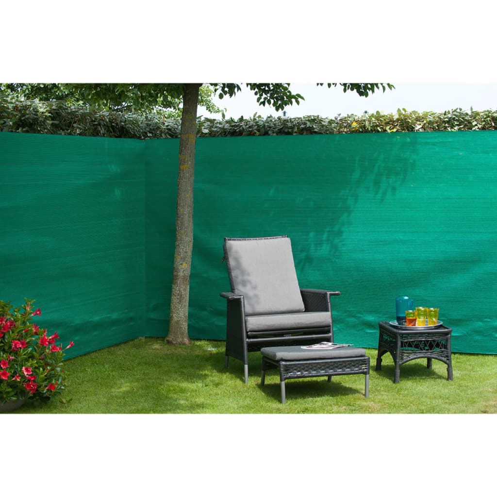Sichtschutz für den Garten, 1,5 x 10 m, grün