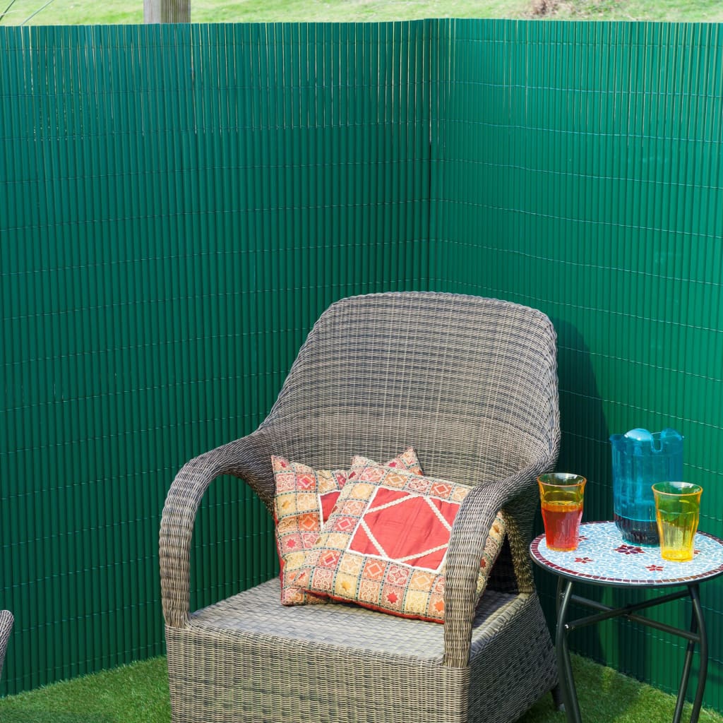 Nature Nature Garten-Sichtschutz doppelte 1,5 x 3 m PVC grün