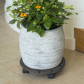 Runder Pflanzenwagen von Nature, ø30 cm, anthrazitfarben