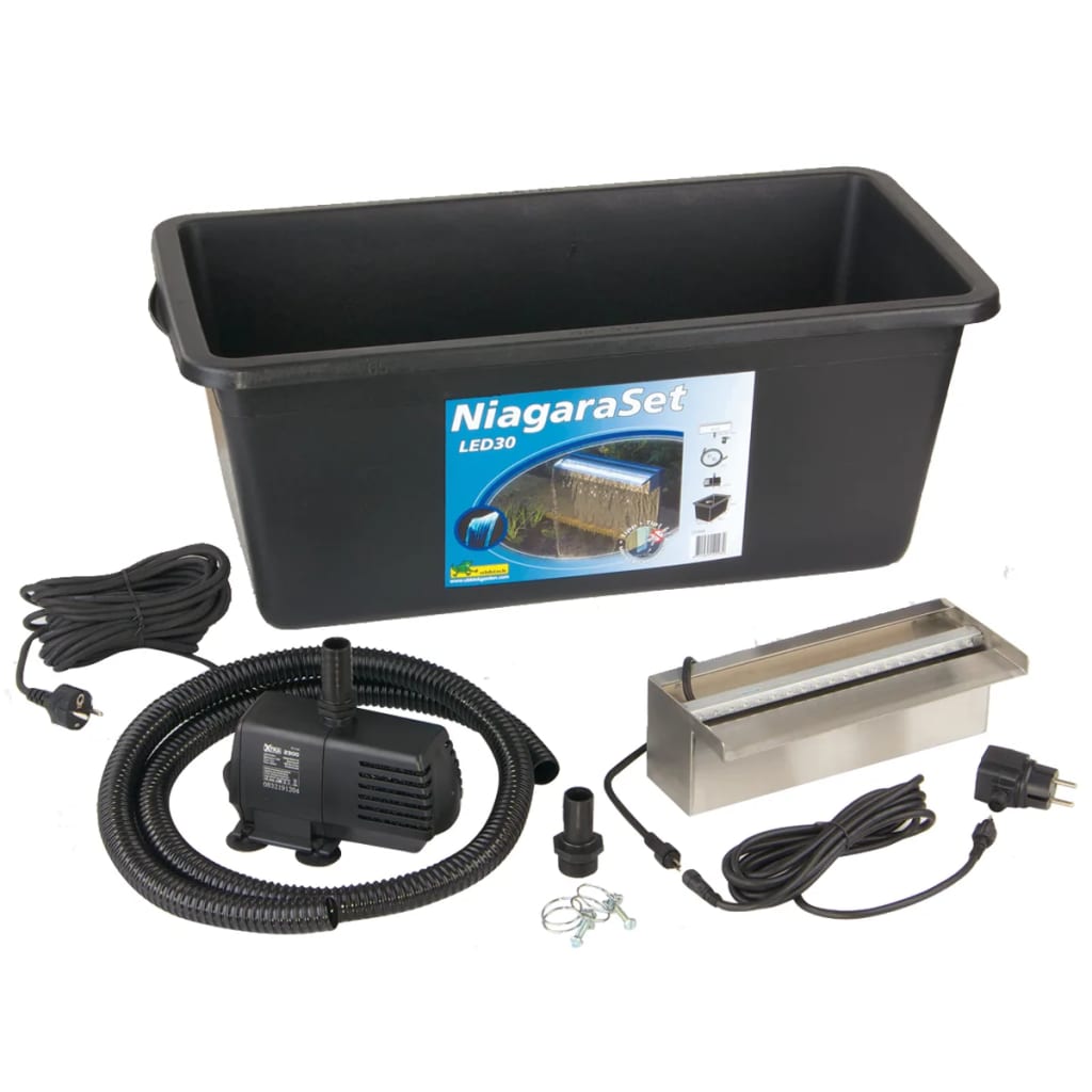 Ubbink watervalset niagara met pomp led 30 cm