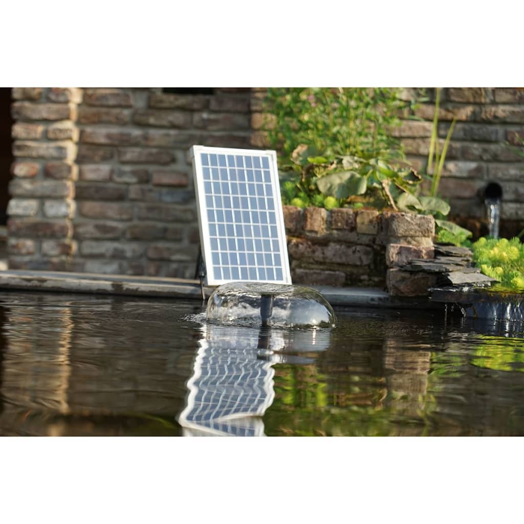 Ubbink solarmax 1000 accu pomp (zwart, incl. solarpaneel, pomp en accu)