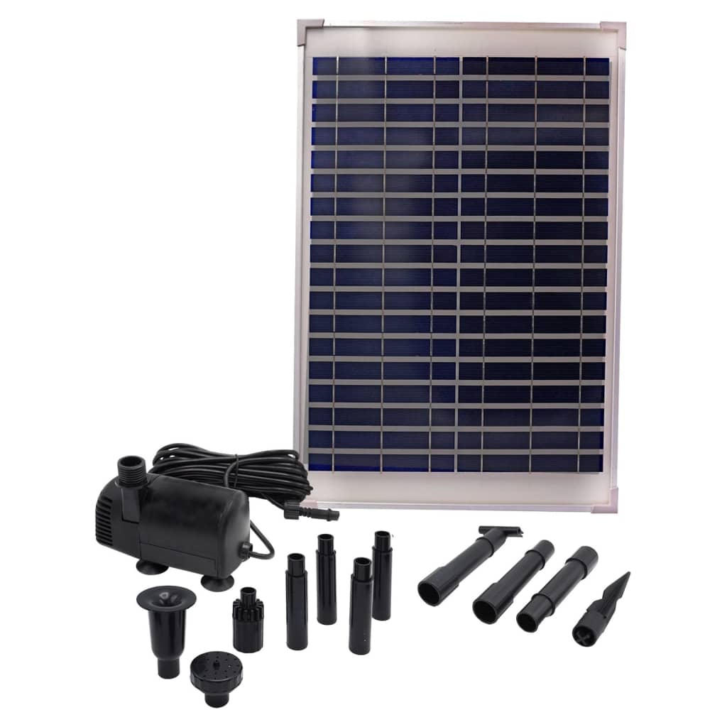 Ubbink solarmax 1000 pomp (zwart, incl. solarpaneel, pomp)