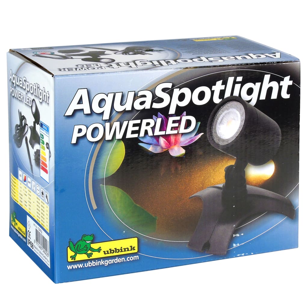 Ubbink aquaspotlight power led onderwaterverlichting ledlamp (zwart)