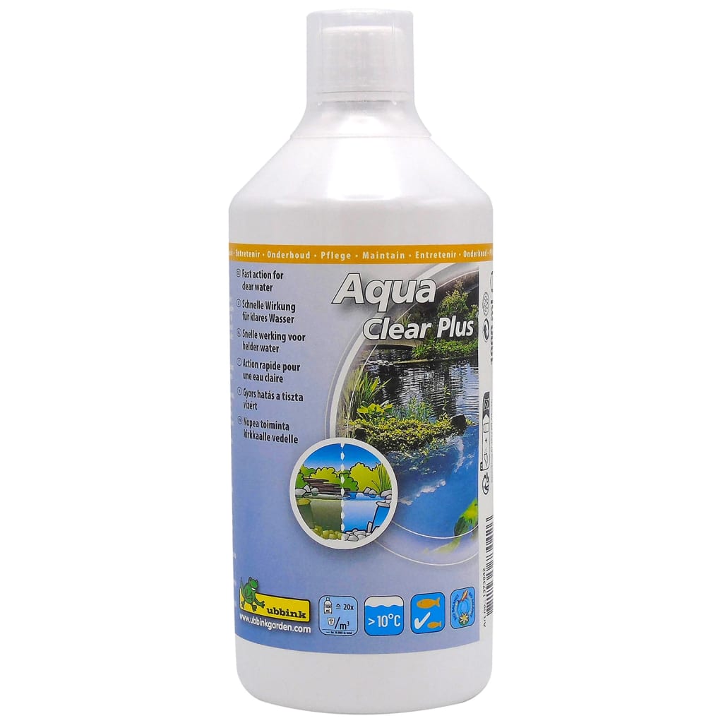 Ubbink Teichwasseraufbereitung Aqua Clear Plus 1000 ml für 20000 l