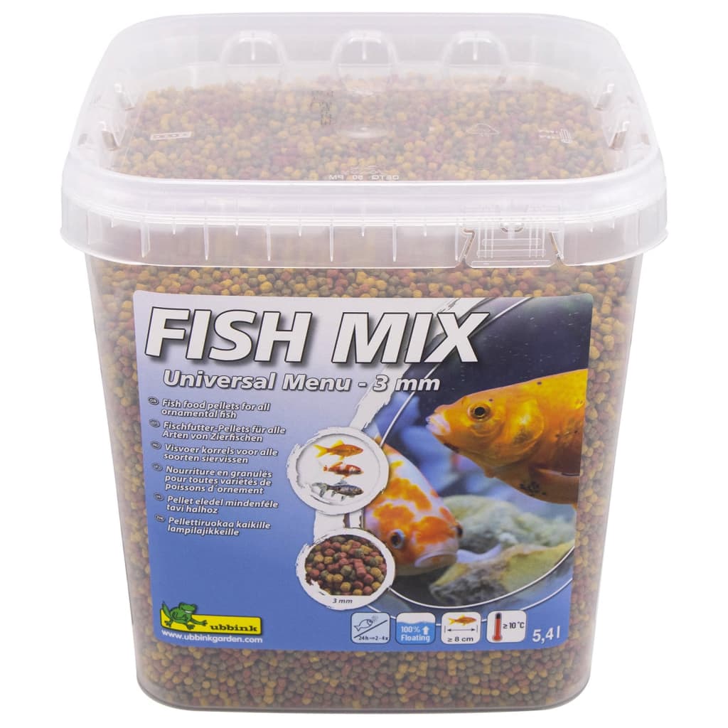 Ubbink Fischfutter, Fischmischung, Universalmenü, 3 mm, 5,4 l