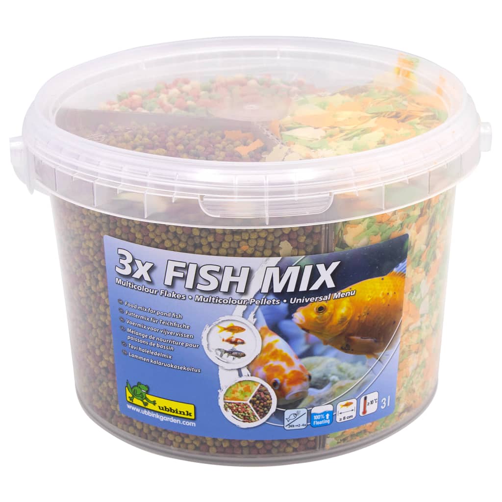 Ubbink Fischfutter Multi-Mix Fischmischung 3 l