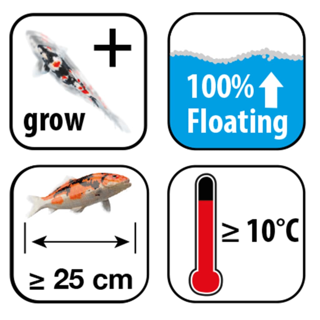 Ubbink Fischfutter Heiko Koi Energiemenü 6 mm 3 l