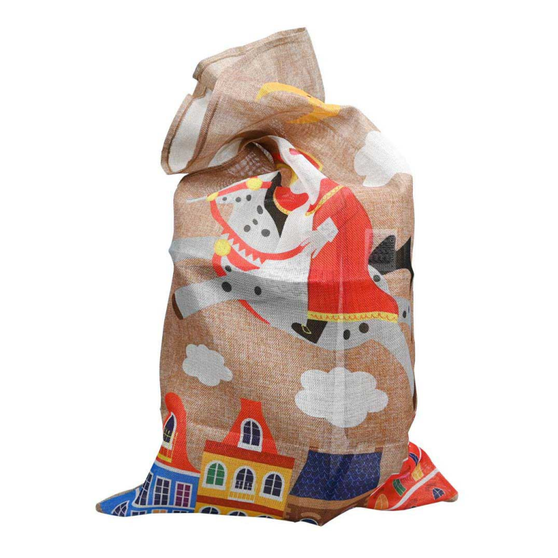 Zak van sinterklaas bedrukt 80x50cm