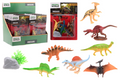 Johntoy animal world - dino speelset 8-delig op kaart in display