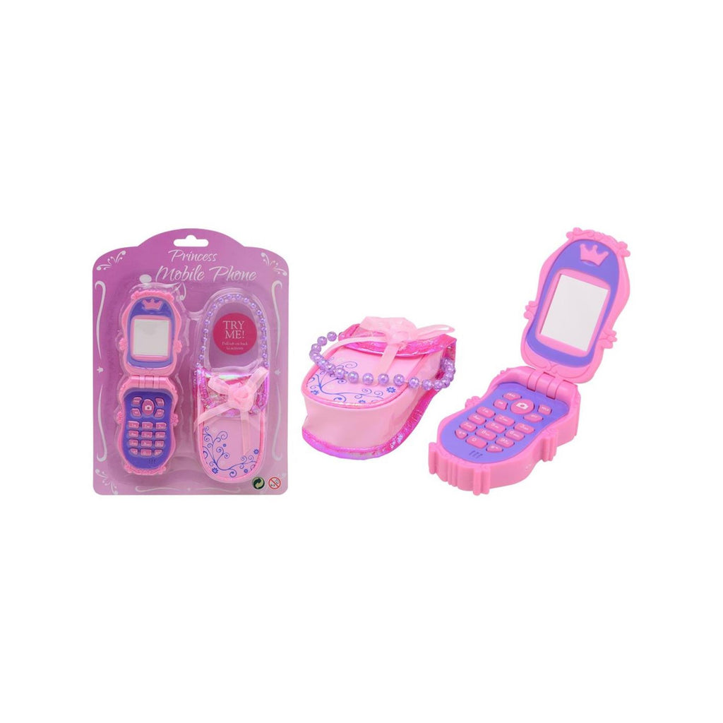 Johntoy Spielzeug-Handytelefon mit Tasche
