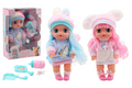Johntoy jenny drink en plaspop 30cm met grote ogen assorti