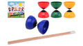 Outdoor-Spaß-Diabolo, bemalt mit Holzstäbchen