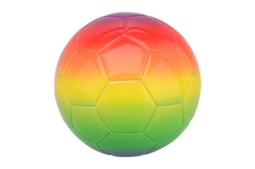 Johntoy Regenbogen-Fußball - 20 cm