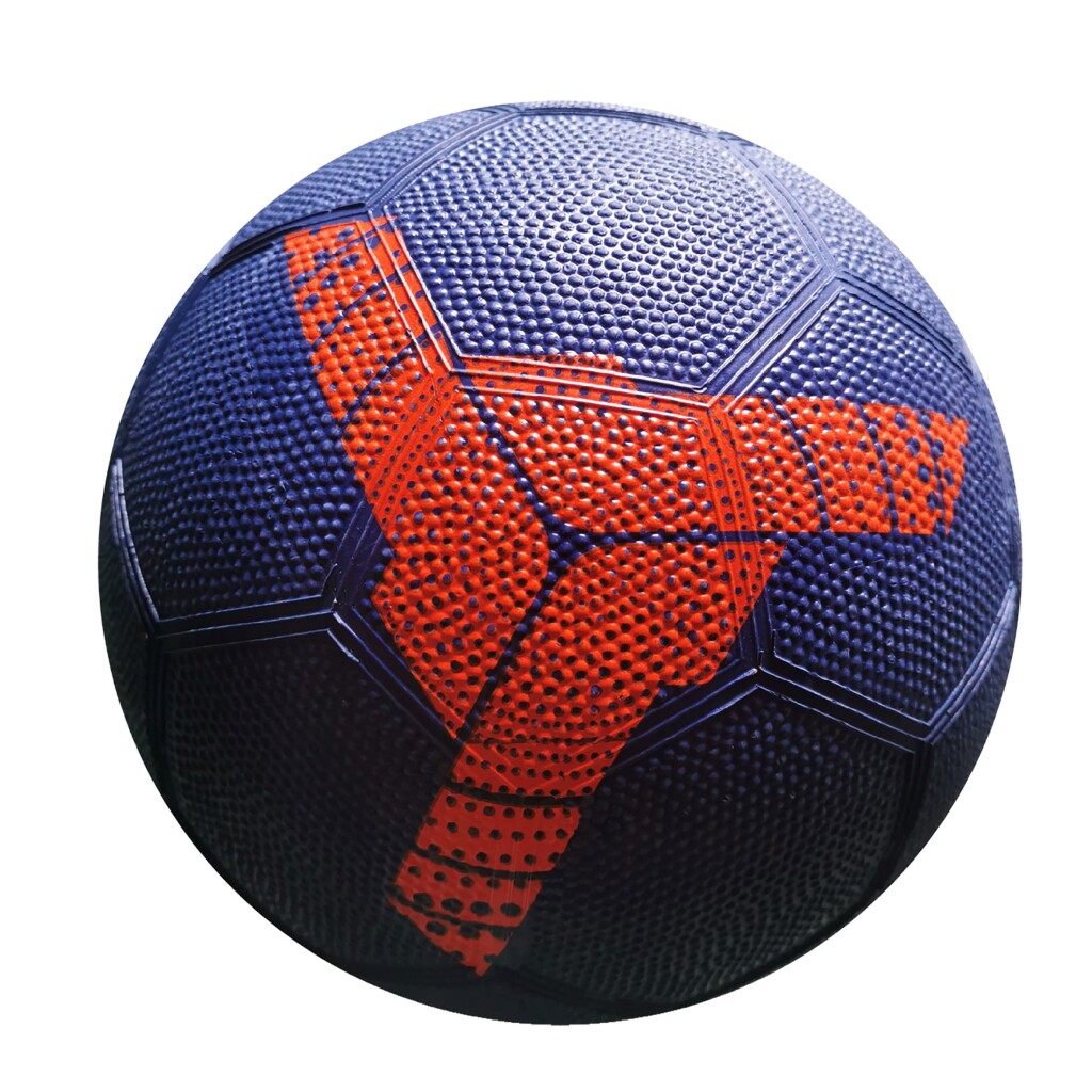 SportX Fußballgummi, orangefarbenes Dreieck, 360-380 g