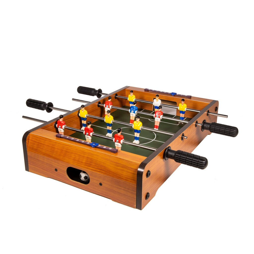 Einfacher Holzfußballtisch 51x31x10 cm