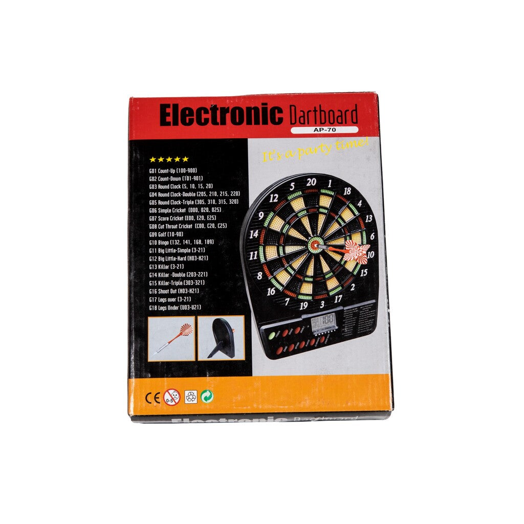 Sportx mini elektronisch dartboard + 4 darts