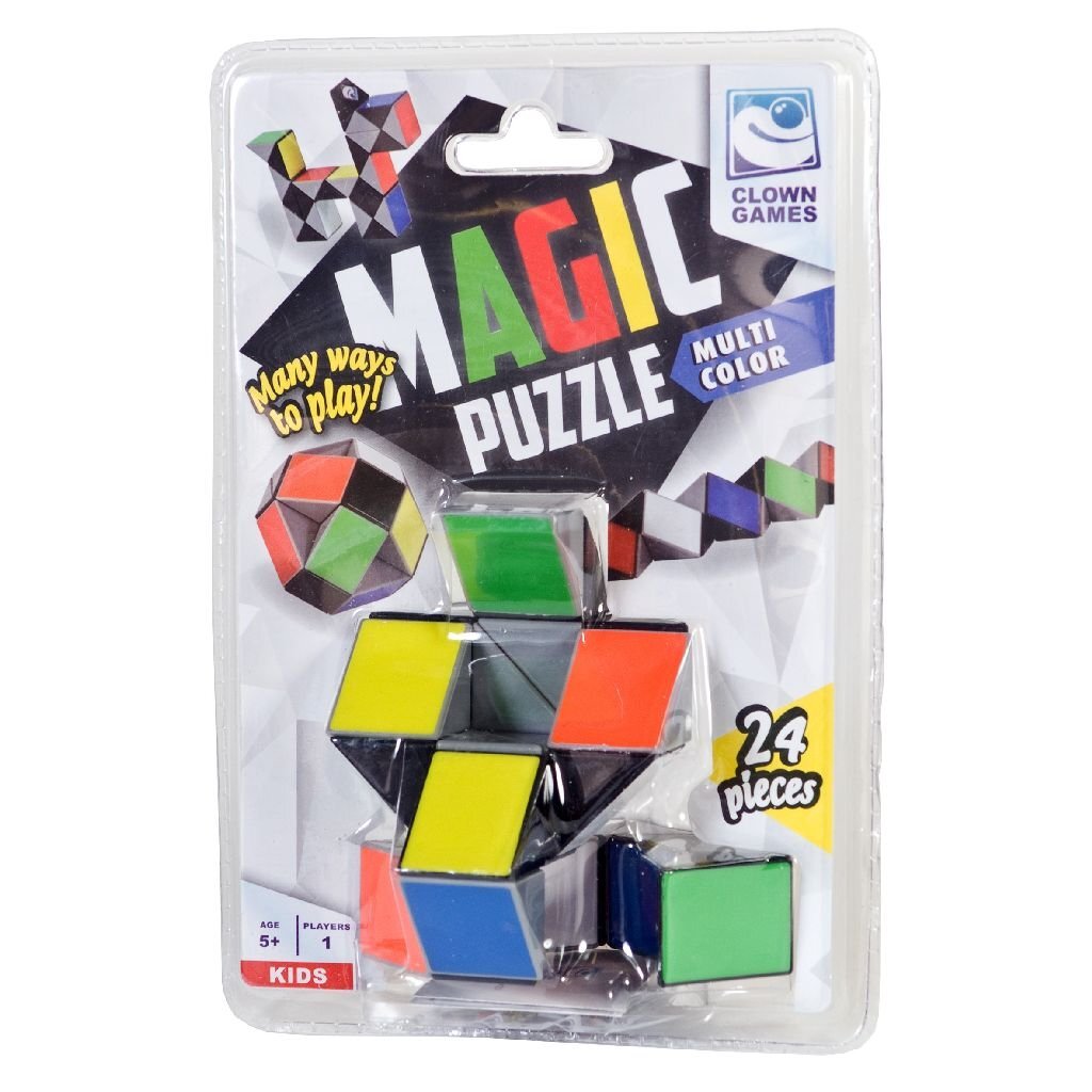 Clown-Spiele, Clown-Zauberpuzzle, Farbe