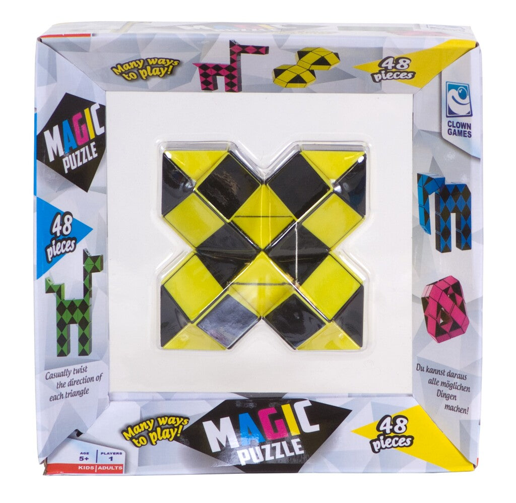 Clown-Zauberpuzzle, 48 drehbare Elemente