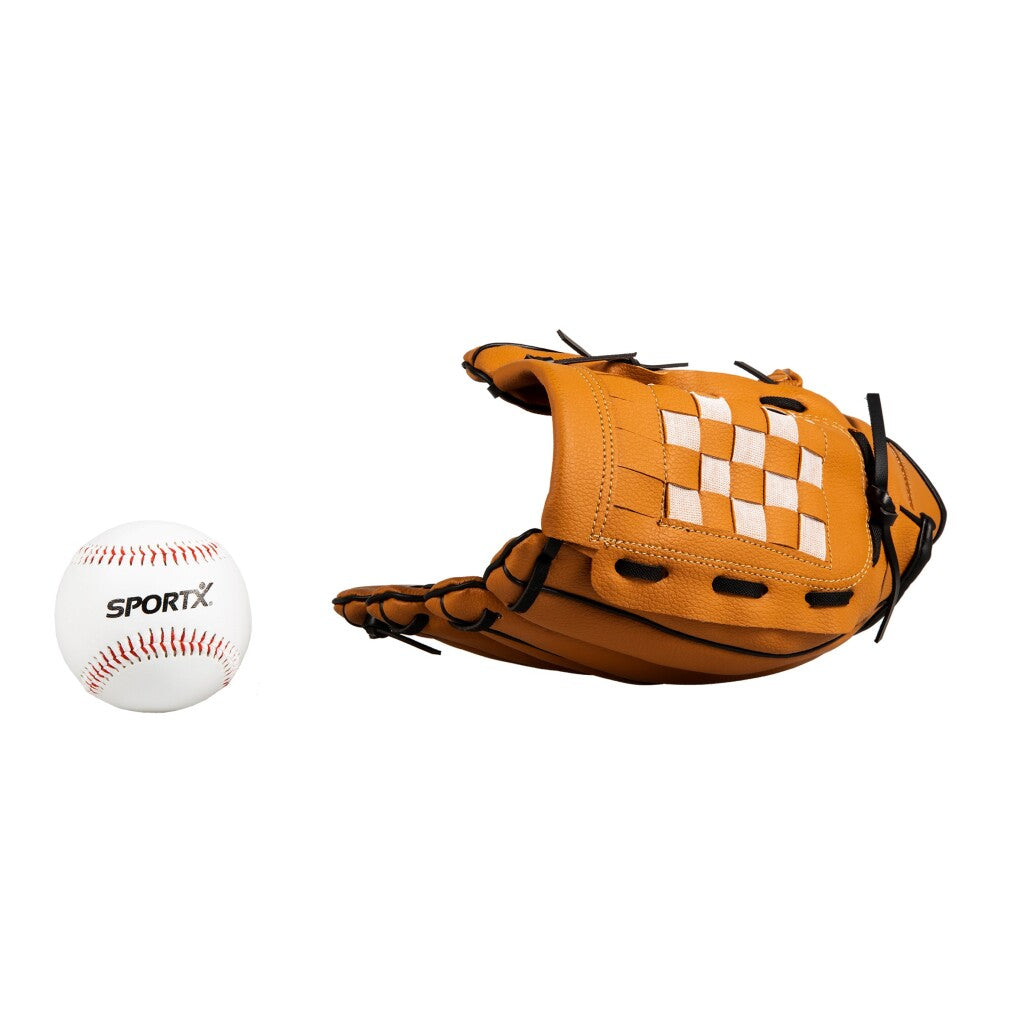 SportX Baseballhandschuh mit Ball