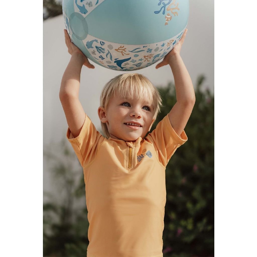 Little dutch strandbal blauw 35 cm ocean dreams