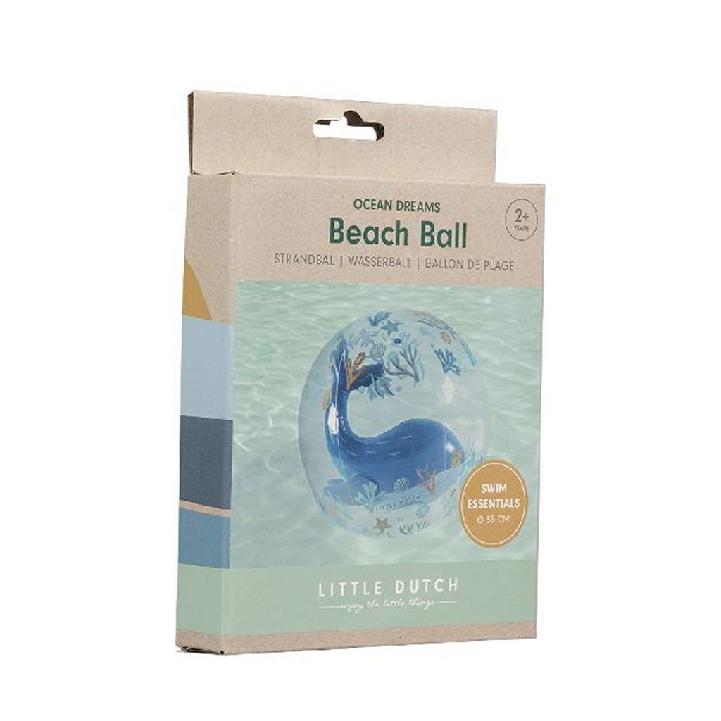 Little Dutch Ocean Dreams Strandball 3D-Figur blau