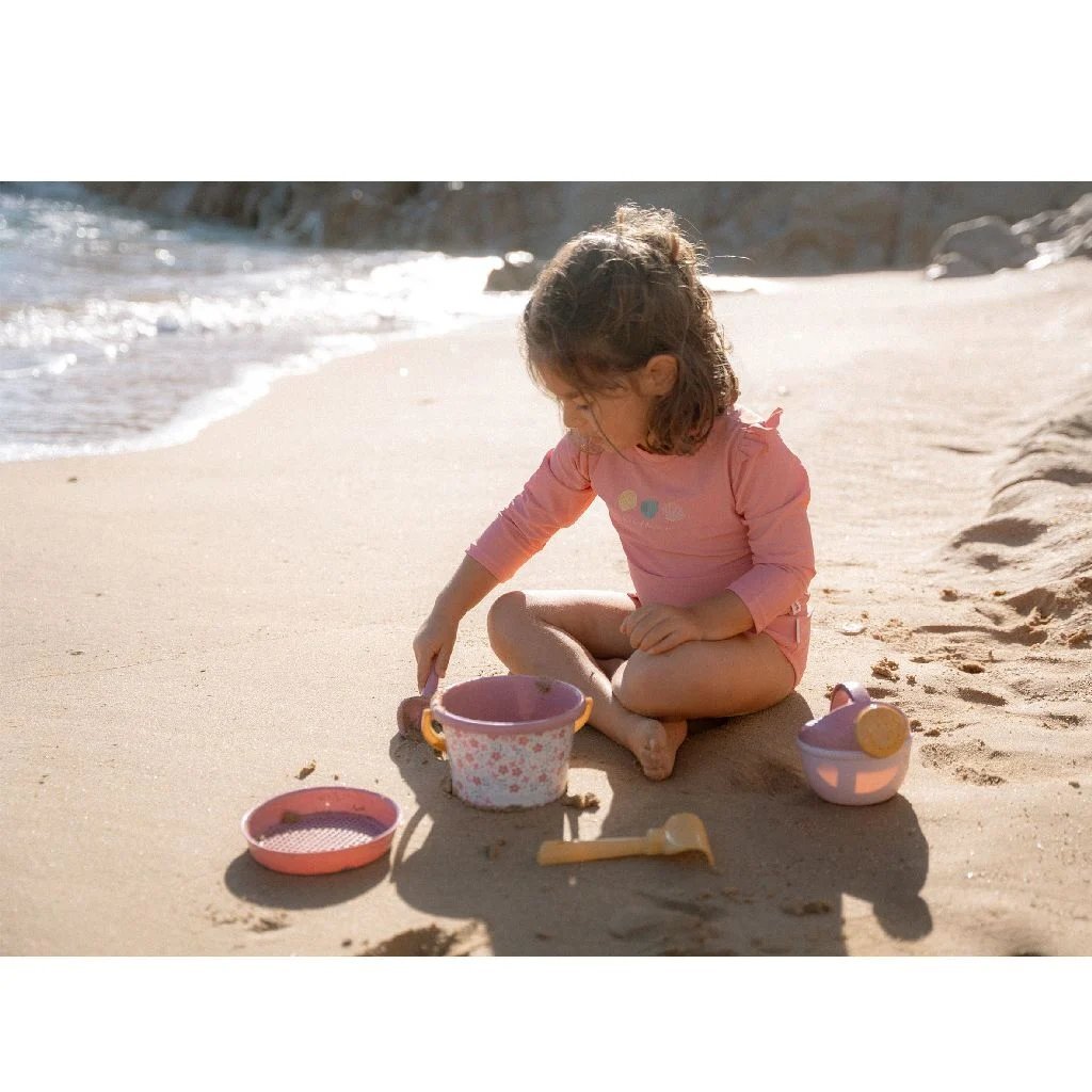 Little dutch pink flower strandset, 5dlg.