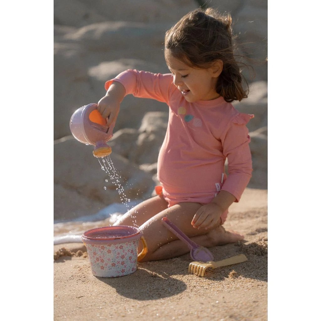 Little dutch pink flower strandset, 5dlg.