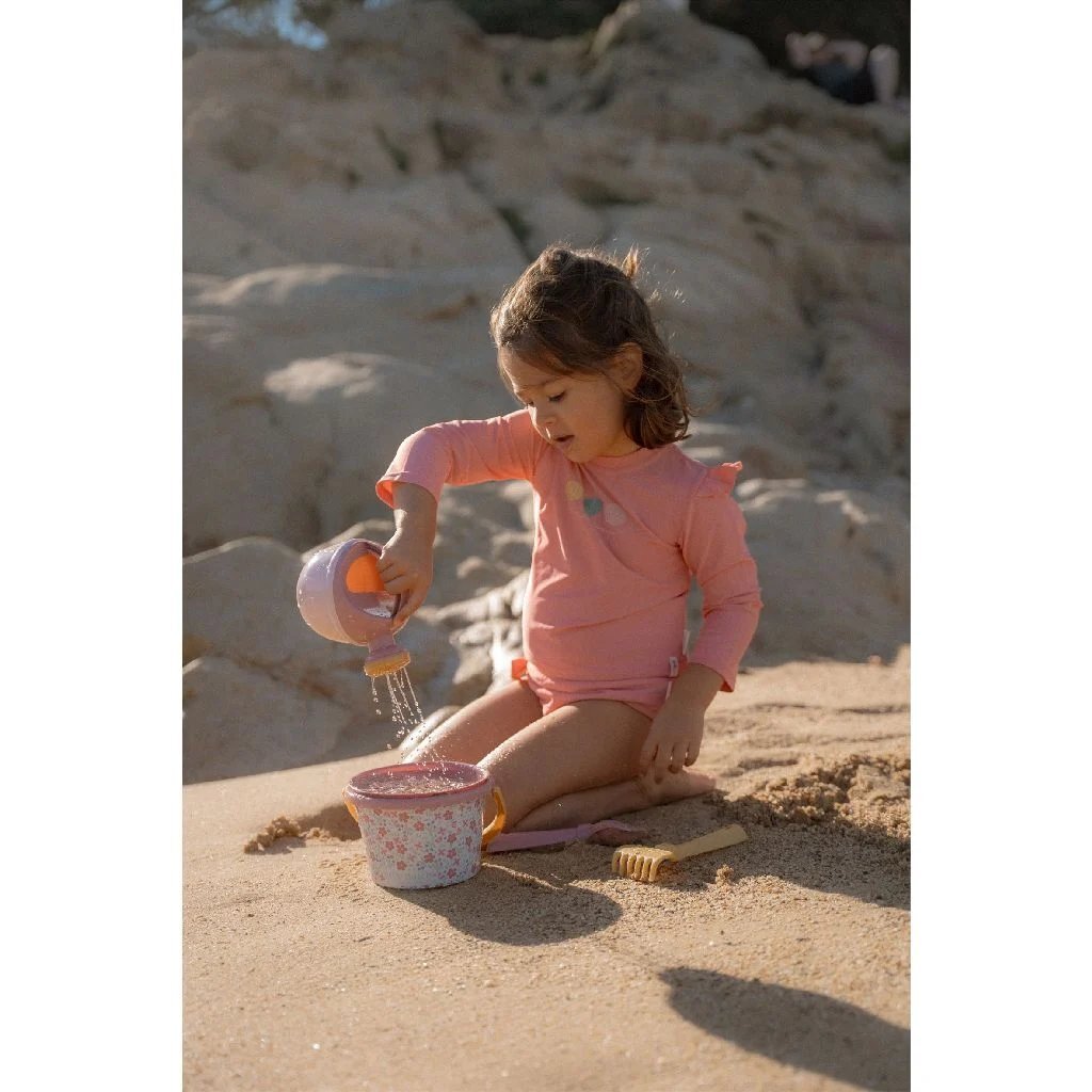 Little dutch pink flower strandset, 5dlg.