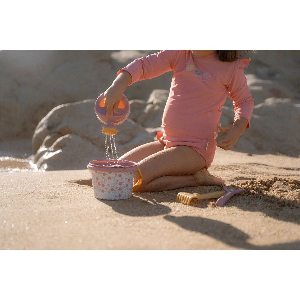 Little dutch pink flower strandset, 5dlg.