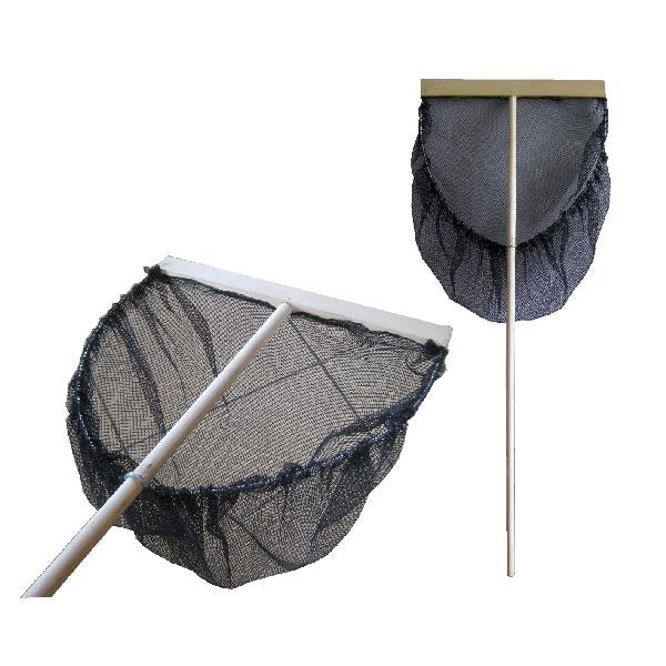 Einfaches Garnelennetz 40 cm schwarz