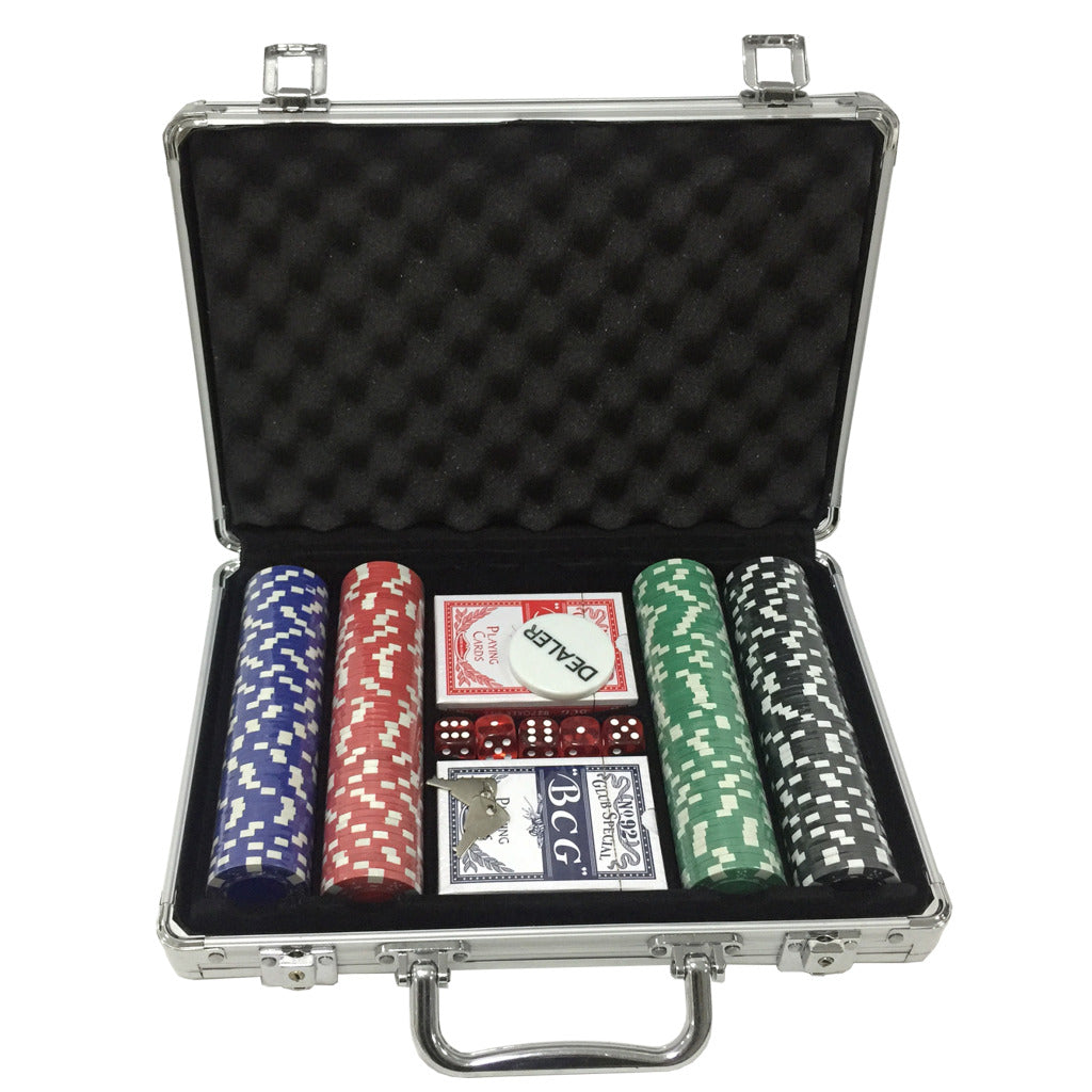 Clown Games Pokerset im Aluminiumkoffer