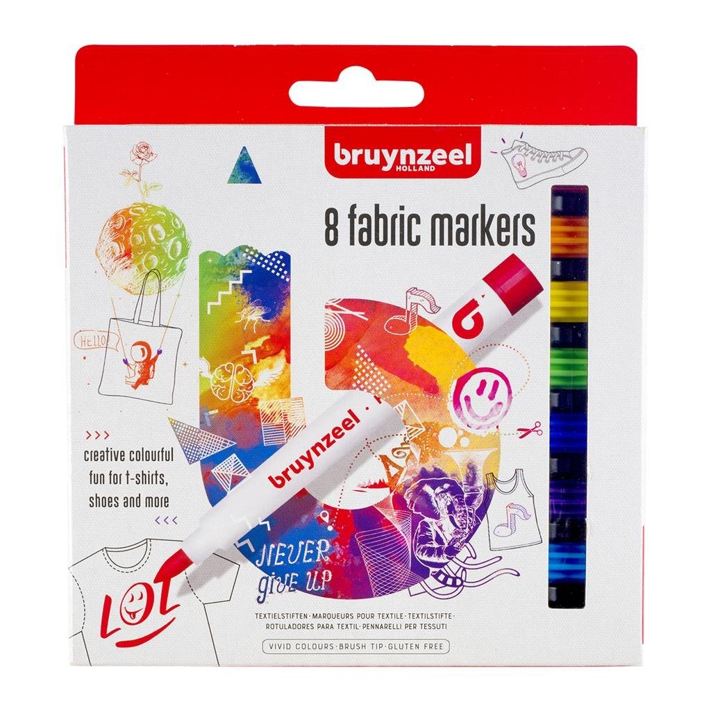 Bruynzeel • fabric markers set 8