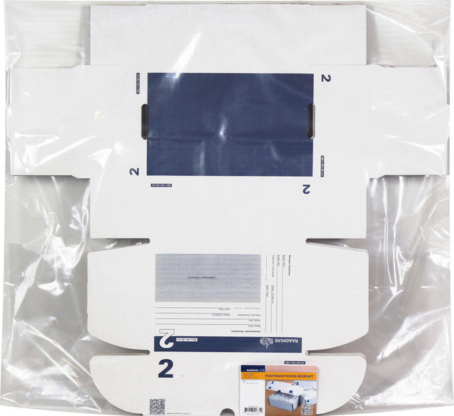 Kangaro raadhuis rd-351119-5 postpakketdoos 2 200x140x80mm bedrukt 5 stuks