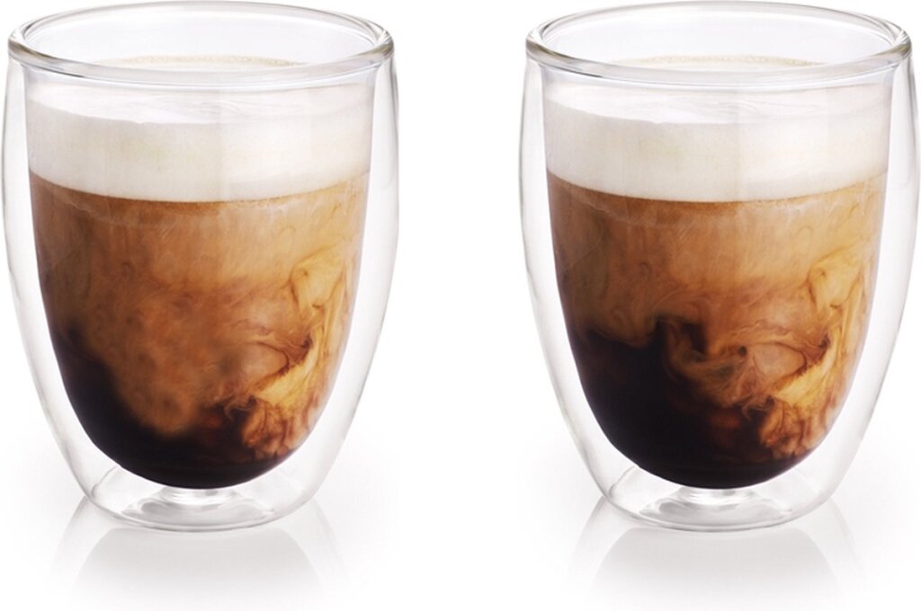 Svenska living set a 2 glazen dubbelwandig 360ml