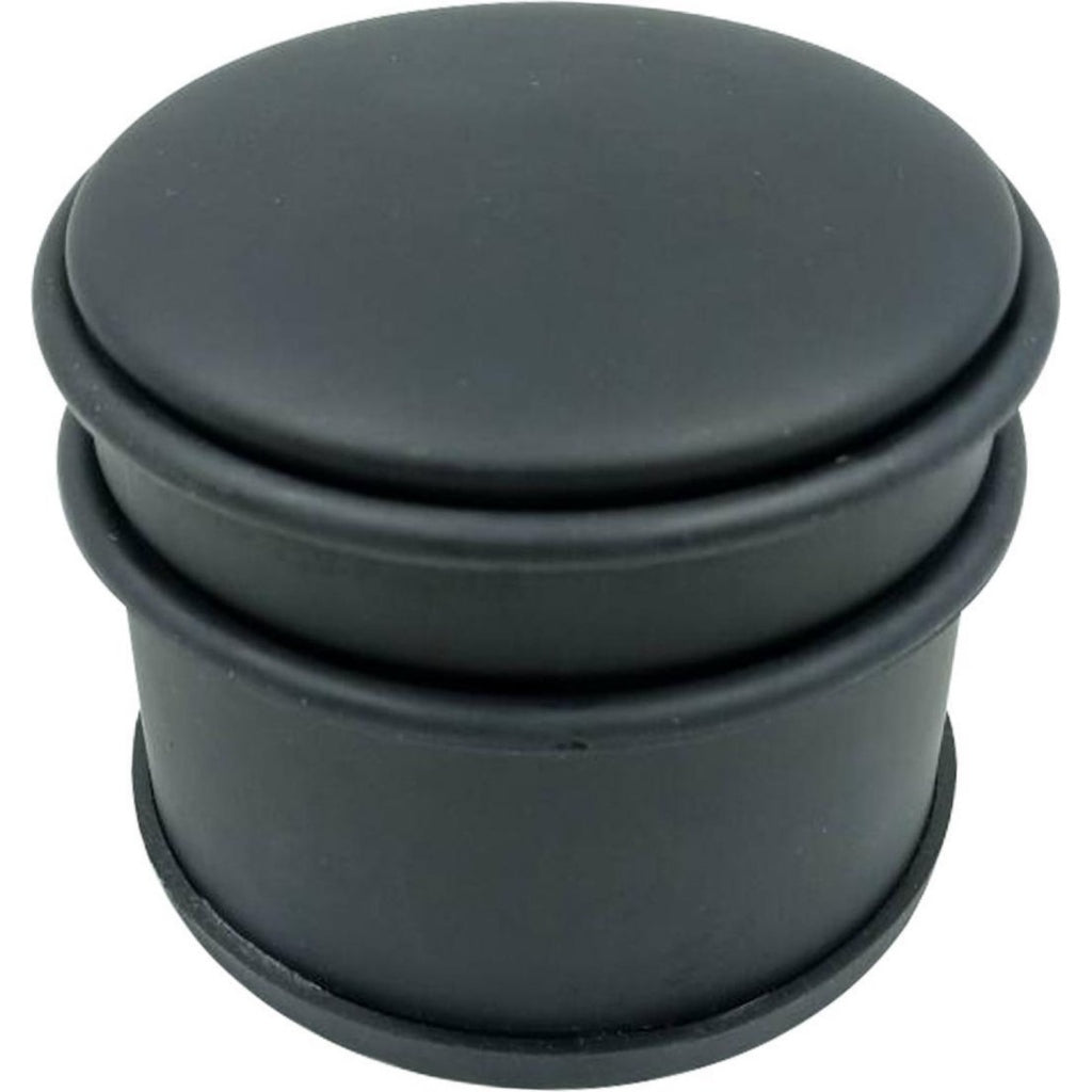 Svenska living deurstopper ø9x7,5cm mat zwart | 2 stuks